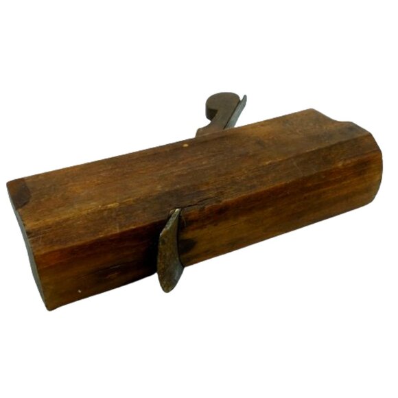 ANTIQUE Wood Planer DECORATIVE MOLDING PLANE COLLECTIBLE HAND TOOL - Picture 4 of 5
